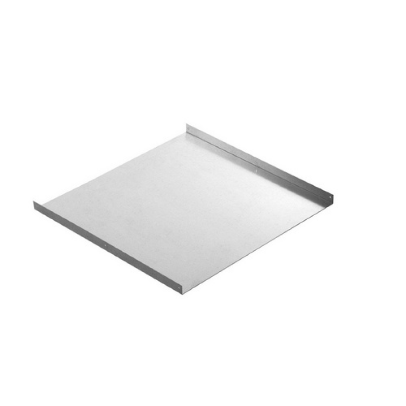 FACKELMANN Bodenblech, für Waschmaschinenschrank Edelstahl 618x30x600 mm - grau – Bild 1 von 3