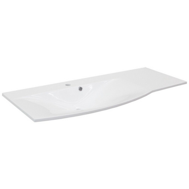 FACKELMANN Waschbecken »VERONA«, BxHxT: 115x15,3x46 cm - weiss – Bild 1 von 5