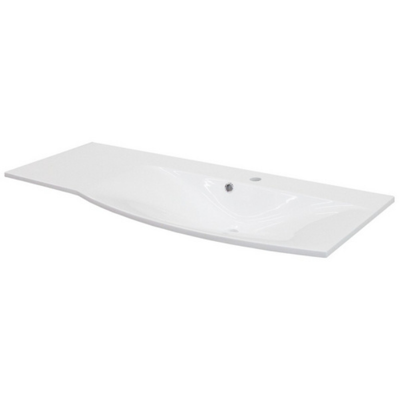 FACKELMANN Waschbecken »VERONA«, BxHxT: 115x15,3x46 cm - weiss – Bild 1 von 5