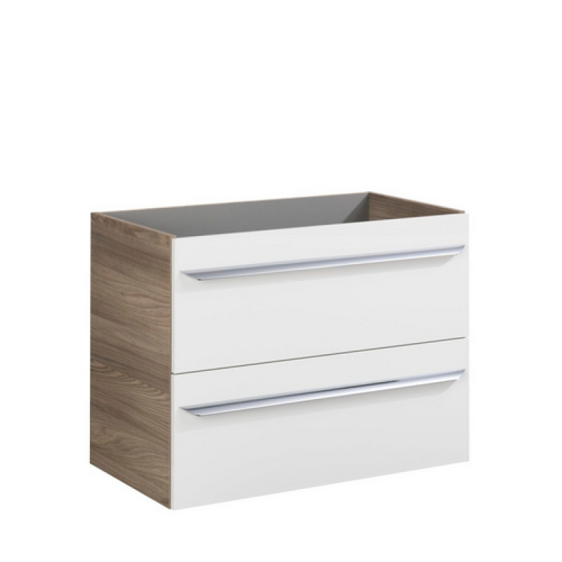 FACKELMANN Waschtischunterschrank »LUXOR«, Steinesche/weiss, BxHxT: 794 x 603 x 450 mm - braun – Bild 1 von 5
