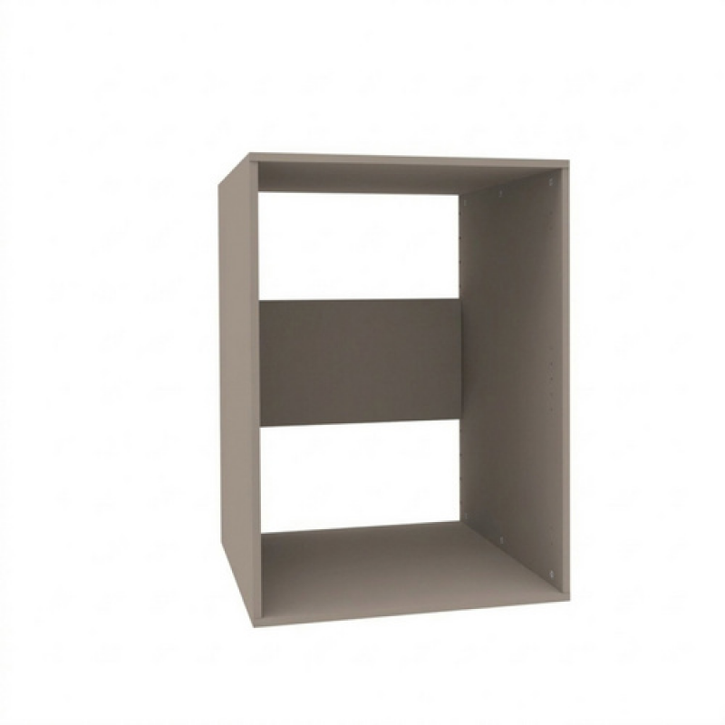FACKELMANN Waschmaschinenschrank, Stauraum Trockner/Waschmaschinen-Aufsatz Kaschmir 650x900x651 mm - grau – Bild 1 von 5