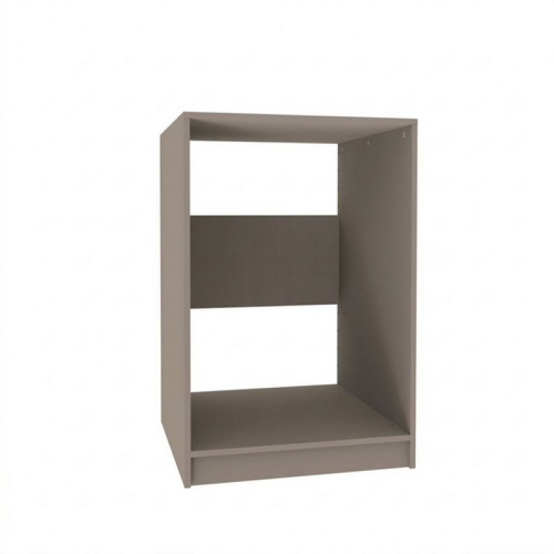 FACKELMANN Waschmaschinenschrank, Stauraum Trockner-/Waschmaschinenschrank (unten) Kaschmir 650x982x651 mm - grau – Bild 1 von 5