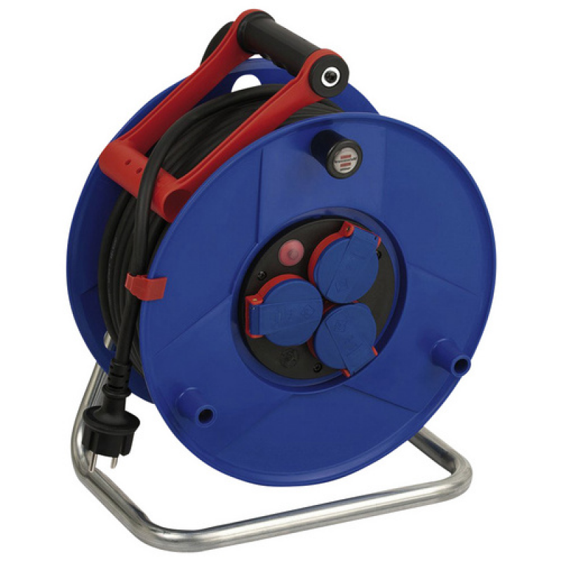 brennenstuhl® Kabeltrommel »Garant IP44 1208380«, 3-fach, Kabellänge: 40 m - schwarz – Bild 1 von 5
