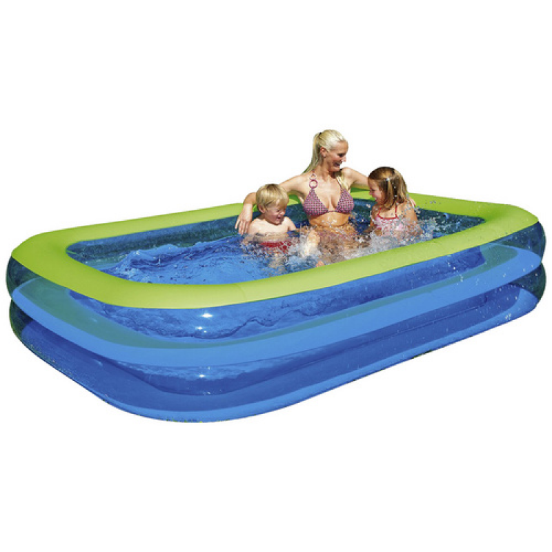 WEHNCKE Rechteckpool, blau/grün, BxHxL: 175 x 50 x 262 cm – Bild 1 von 4