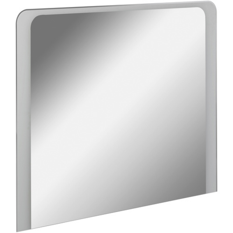 FACKELMANN Spiegelelement »MILANO«, BxHxT: 100 x 80 x 3,1 cm, 4250 K, neutralweiß, 15.5W - grau – Bild 1 von 5