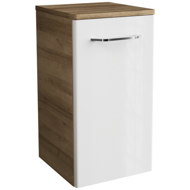 FACKELMANN Unterschrank »MILANO«, Asteiche/weiss, 1 Tür, BxHxT: 30,2 x 56,6 x 32 cm – Bild 1 von 5