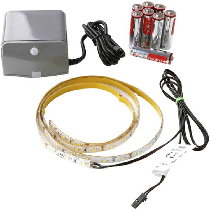 FACKELMANN LED-Band, BxHxT: 80 x 79,8 x 15,3 cm, 4250 K, neutralweiß, 2.75W - grau – Bild 1 von 2
