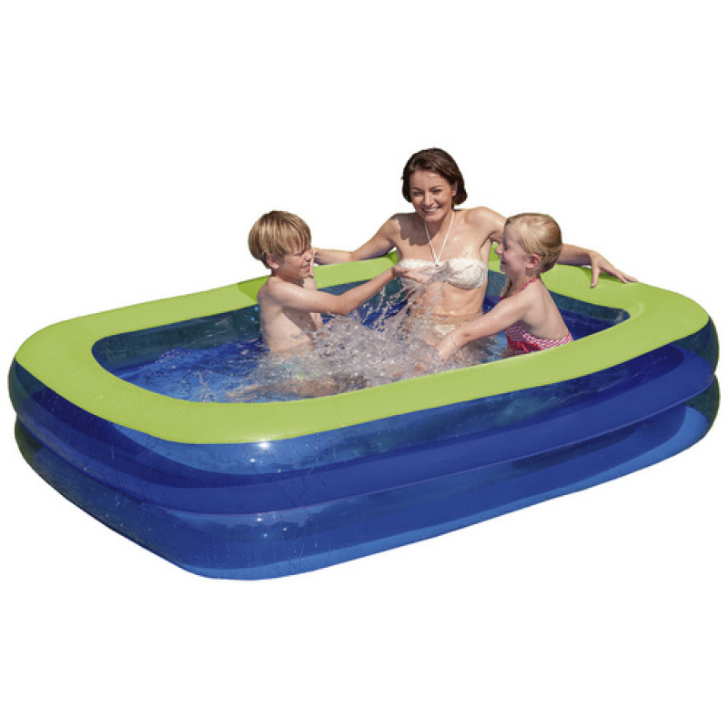 WEHNCKE Rechteckpool, blau/grün, BxHxL: 150 x 50 x 200 cm – Bild 1 von 5