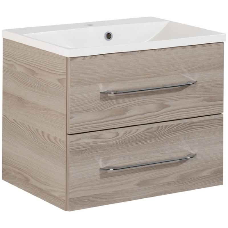 FACKELMANN Badmöbel-Set »B.clever«, Alaska-Esche, BxHxT: 60x50,8x46 cm - braun – Bild 1 von 5