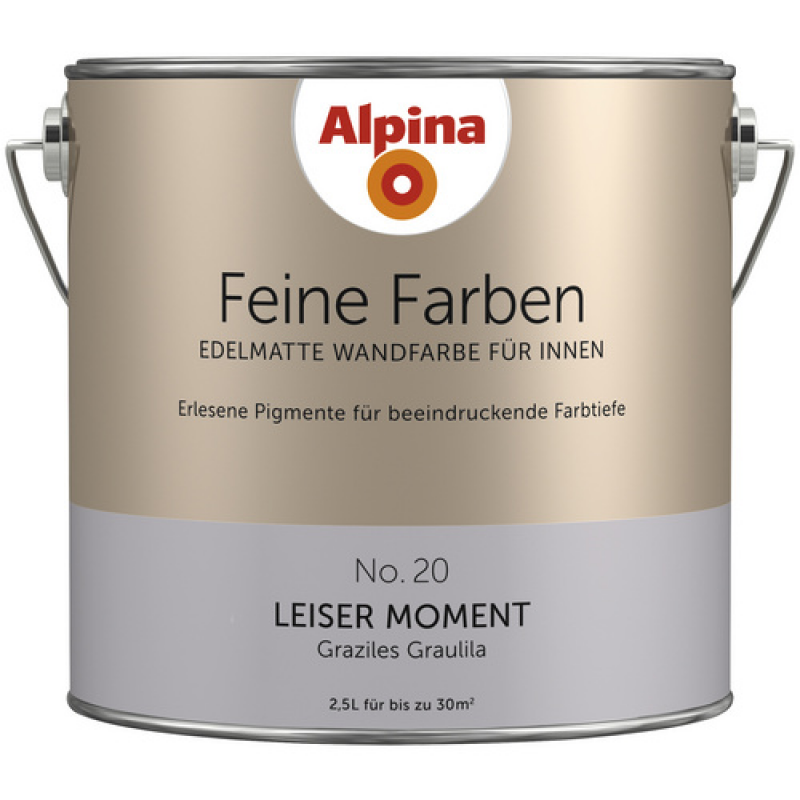 ALPINA FARBEN Wandfarbe »Feine Farben«, edelmatt, 2,5 l für ca. 20-30m² - lila – Bild 1 von 3
