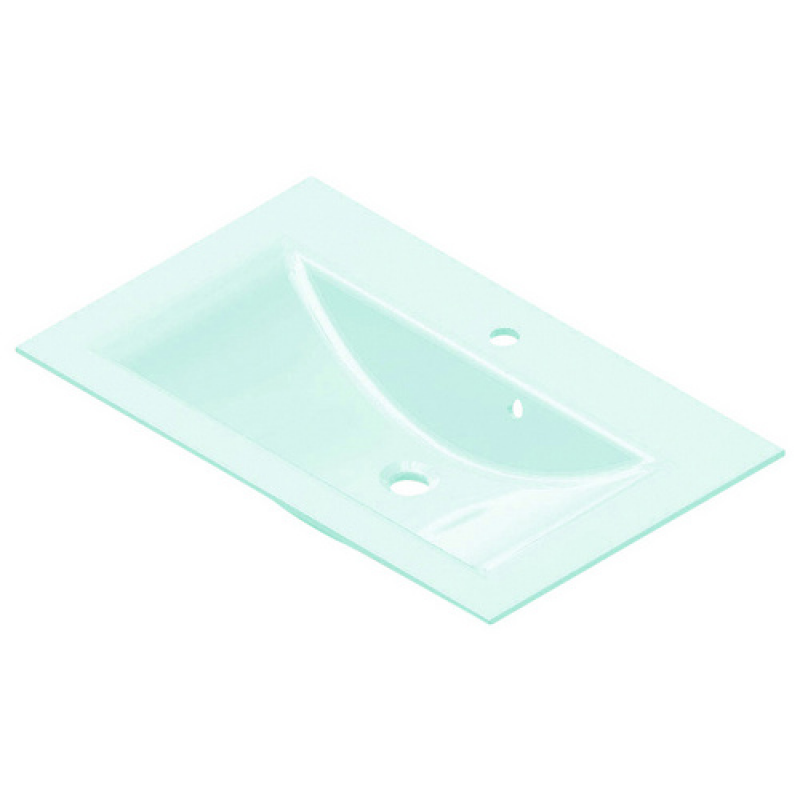 FACKELMANN Waschbecken »Glas«, BxHxT: 80x14,3x50,1 cm - gruen – Bild 1 von 3
