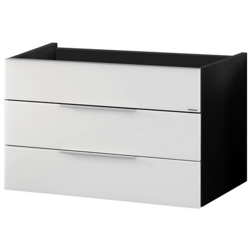 FACKELMANN Waschtischunterschrank »KARA«, BxHxT: 79,4 x 58,7 x 48,8 cm - weiss – Bild 1 von 3