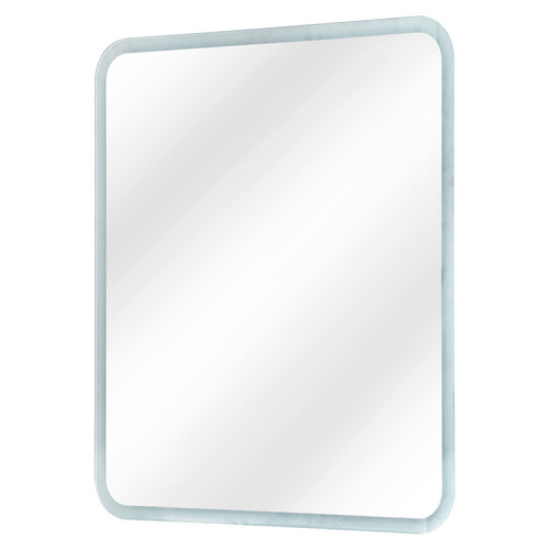 FACKELMANN Spiegelelement, BxHxT: 45 x 73 x 2,7 cm, 6000 K, kaltweiß, 10W - grau – Bild 1 von 4