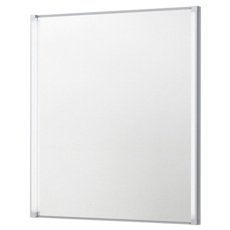 FACKELMANN Spiegelelement »LED-LINE«, BxHxT: 60,8 x 66,6 x 3,8 cm, 6000 - 6500 K, kaltweiß, 2W - grau – Bild 1 von 3