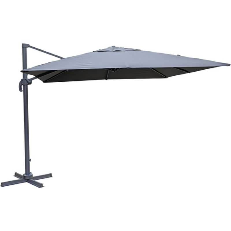 CASAYA Pendelschirm »Paros«, BxHxL: 300 x 255 x 300 cm, Sonnenschutzfaktor: 80+ - grau – Bild 1 von 3