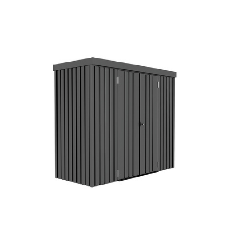 Mr. GARDENER Geräteschrank, BxHxL: 213 x 185 x 98 cm, abschließbar - grau – Bild 1 von 5