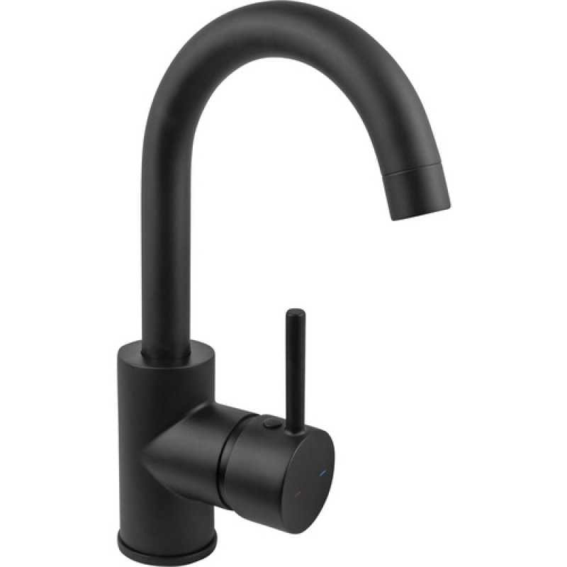 WELLWATER Armatur »VICENZA«, Einhebelmischer, Durchflussmenge: 9 l/min - schwarz