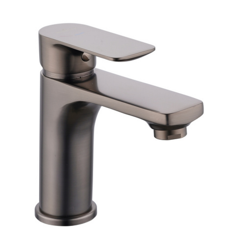 WELLWATER Waschtisch-Einhebelmischer »Bozen«, Höhe: 152,4 mm, Messing/Zink, graphitfarben - silberfarben – Bild 1 von 5