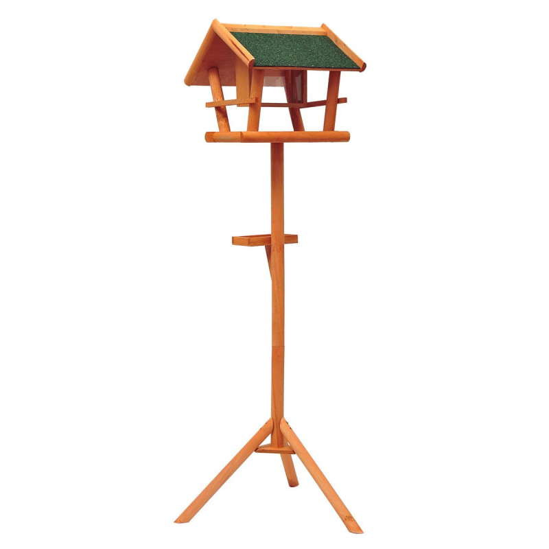 PawHut Vogelhaus Vogelvilla Futterhaus Vogelhäuschen Vogel mit Ständer Aosom – Bild 1 von 2