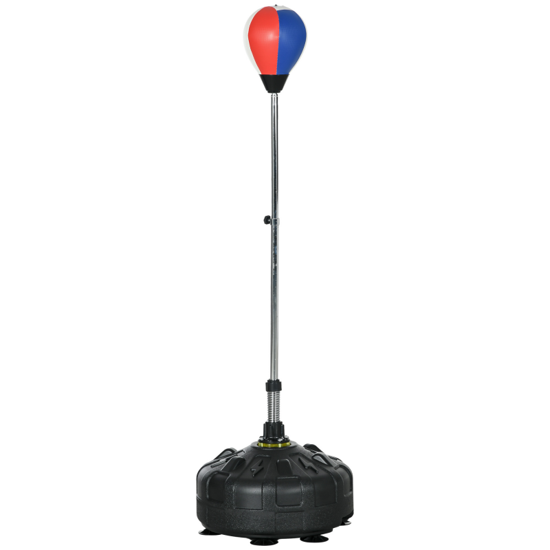 SPORTNOW Punchingball Boxsack höhenverstellbar 147-165 cm, Standbox-Trainer für Fitness & Training, Schwarz Aosom.de – Bild 1 von 2