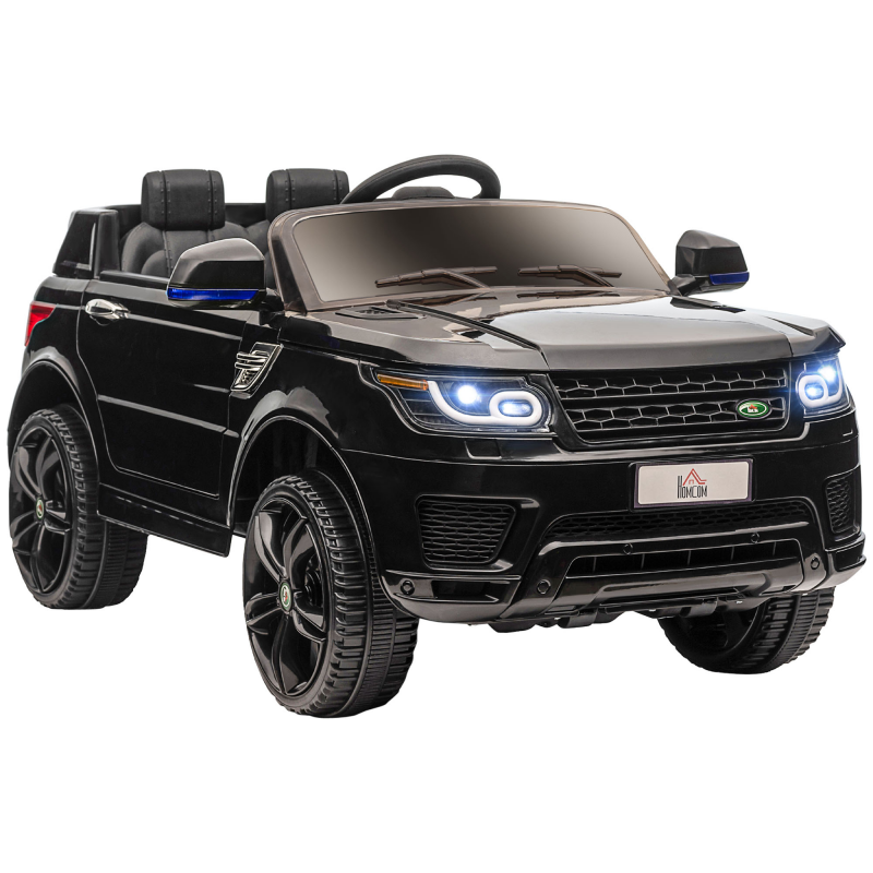 HOMCOM Kinder Elektroauto, mit 2,4 G Fernbedienung, mit Sicherheitsgurt, Musik, Hupe, Scheinwerfer, Kinderauto bis 5 km/h, für 3-5 Jahre Aosom – Bild 1 von 2