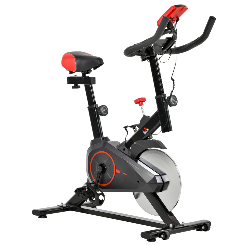 HOMCOM Indoor Fahrrad Trainer Cycling Bike Trainer Home Gym Fitnessfahrrad 85 x 46 x 114 cm Aosom – Bild 1 von 2