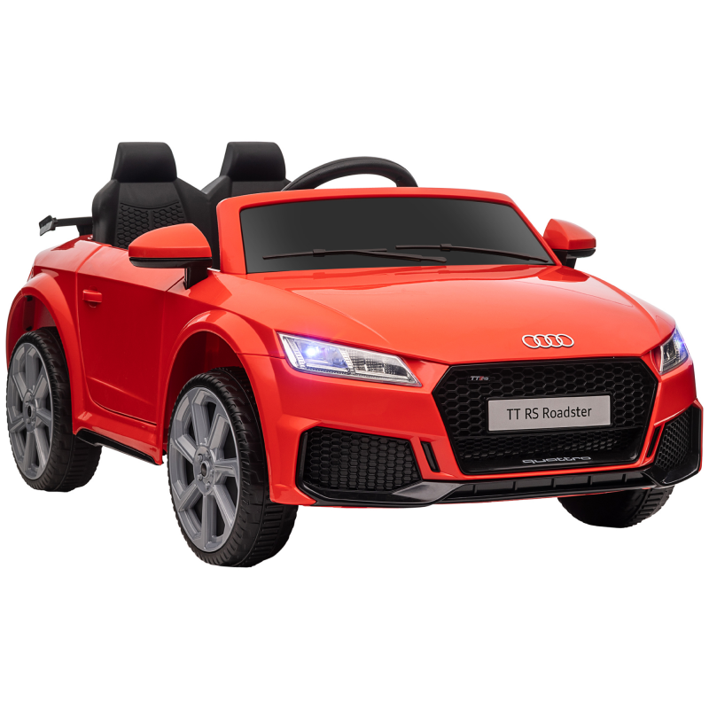 HOMCOM Kinderelektroauto Kinderfahrzeug mit Fernbedienung, MP3, für 3–6 Jahre, PP, Rot, 102x60x44 cm Aosom – Bild 1 von 2