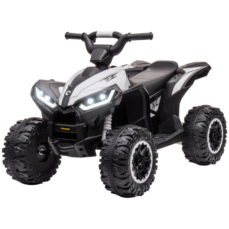 HOMCOM Elektro-Quad 12V Kinderquad mit MP3-Musikplayer und USB-Anschluss, Scheinwerfer, für Kinder 3-5 Jahre, 1,5-3 km/h Aosom.de – Bild 1 von 2