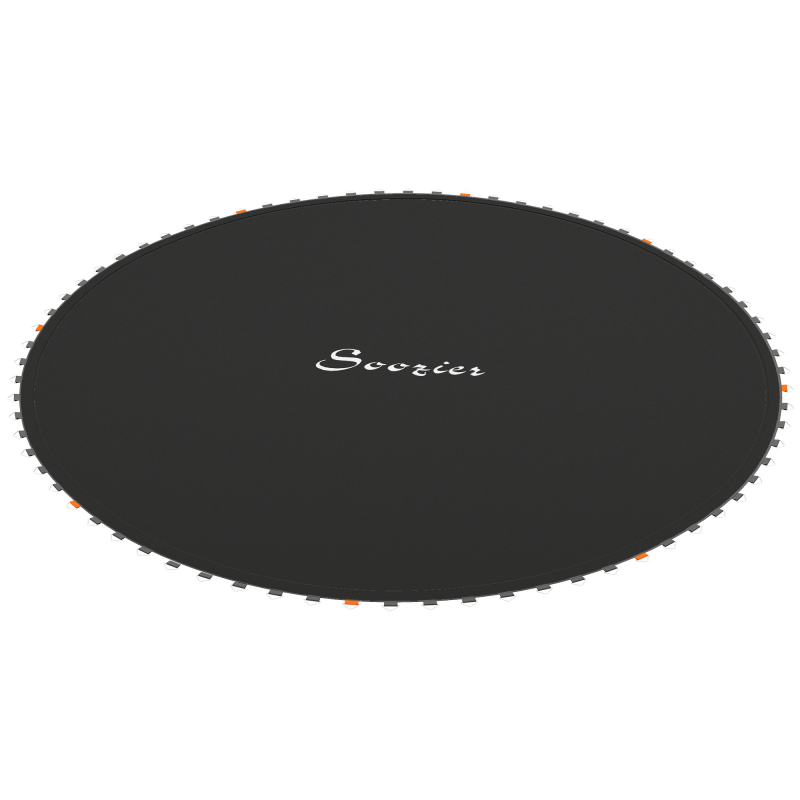 SPORTNOW Ersatztuch für Trampolin, Sprungmatte Ersatz, kompatibel mit Trampolin Ø 4,3 m und 14 cm Federn, mit Feder-Spannwerkzeug und 80 V-Haken (Federn nicht enthalten) Aosom – Bild 1 von 2