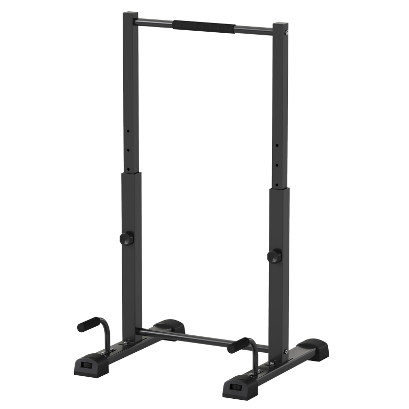 SPORTNOW Dip Barren Dip Station bis 540 kg Belastbar Höhenverstellbar Fitness-Bar Push Up Stand Bar Fitness Parallettes, Liegestützgriffe für Calisthenics, Zuhause, Krafttraining Aosom – Bild 1 von 2