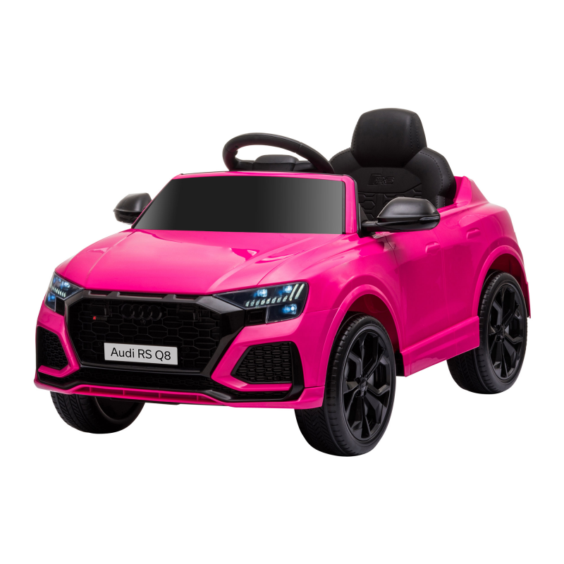 HOMCOM Elektroauto für Kinder mit Audi RS Q8 Lizenz, 6V Batterieauto, elektrisches Fahrzeug mit Fernbedienung, MP3, USB, Musik, Bluetooth, für Kinder von 3-5 Jahren, rosa Aosom – Bild 1 von 2