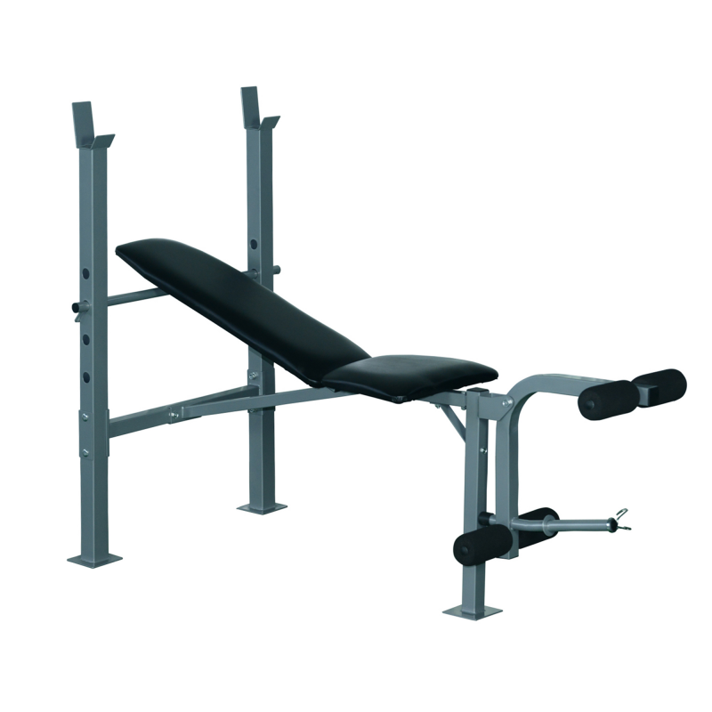 HOMCOM Multi-Hantelbank, Trainingsbank, Kraftstation, Schrägbank, Fitnessgerät, Stahl, 165x68x114cm Aosom – Bild 1 von 2