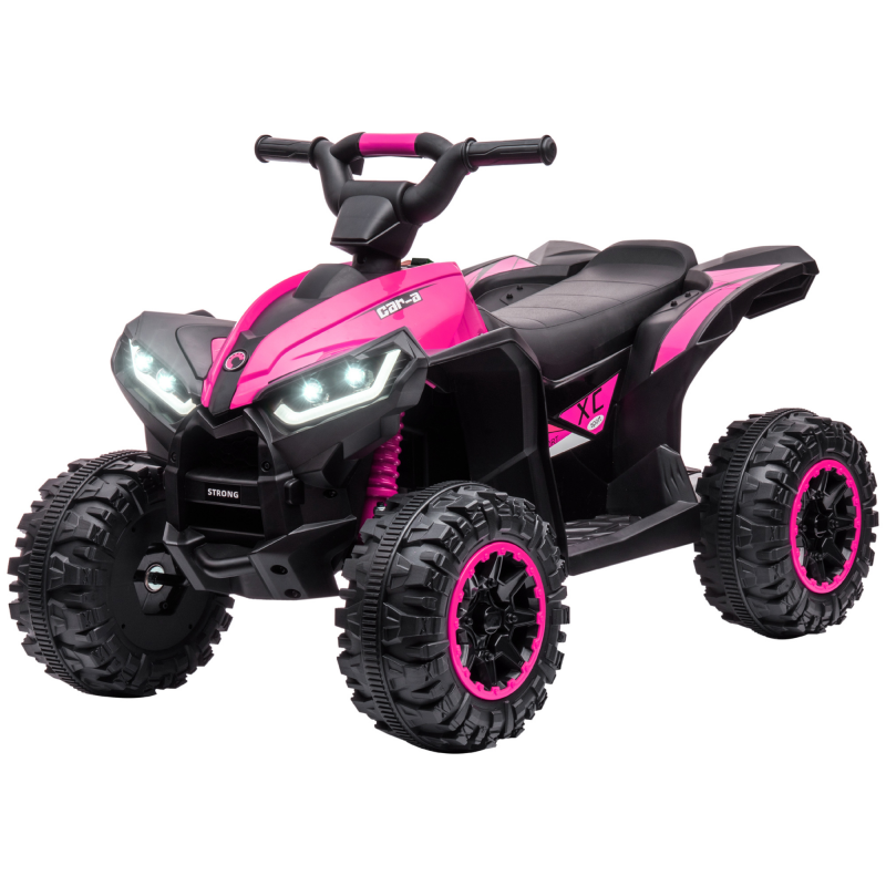 HOMCOM Elektro-Quad Kinderquad mit USB-Anschluss und MP3-Musikplayer, Scheinwerfer, für Kinder 3-5 Jahre, sicheres Fahrvergnügen Aosom.de – Bild 1 von 2