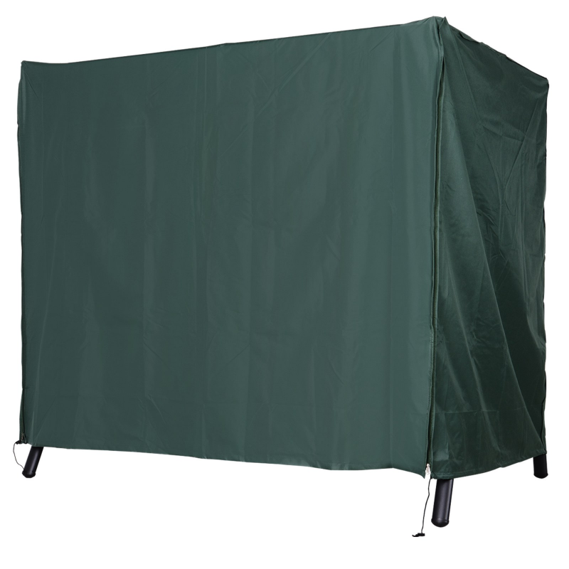 Outsunny Abdeckung für Gartenschaukel Schutzhülle für Hollywoodschaukel wasserfest Sonnenschutz Oxford Grün 177x114x152cm Aosom.de – Bild 1 von 2