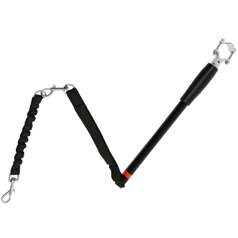 PawHut Fahrradleine für Hunde Fahrrad Hundeleine Einfache Installation und Demontage Hundeleine für Fahrrad, Radfahren, Training, Joggen, Schwarz Aosom – Bild 1 von 2