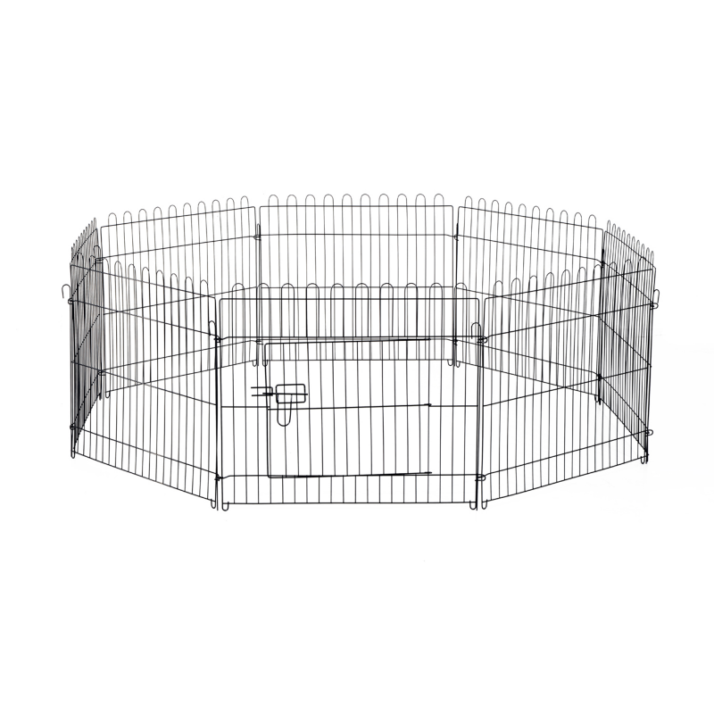 PawHut Welpenauslauf Flexibler Welpenzaun Laufstall Freilaufgehege, 5 Größen, 71x61cm Aosom – Bild 1 von 2