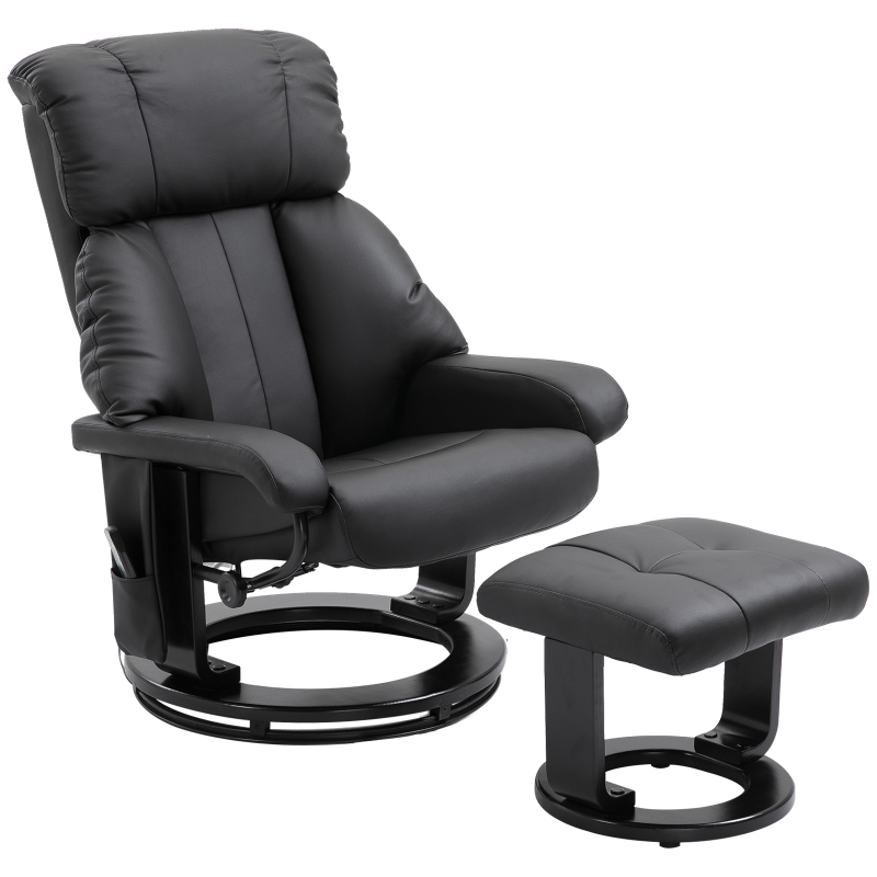 Hocker, Massage, Schwarz, 76x80x102cm Aosom – Bild 1 von 2