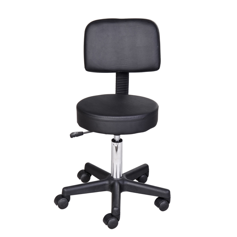 HOMCOM Rollhocker Arbeitshocker Kosmetikhocker Drehhocker Hocker Profi Salon Aosom – Bild 1 von 2