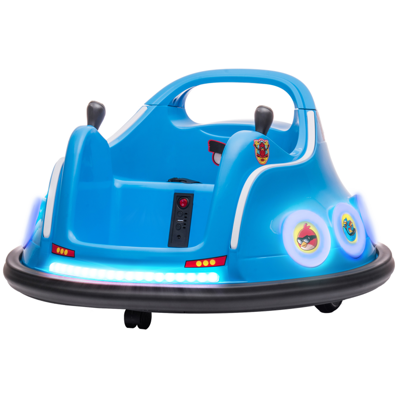 AIYAPLAY 12V Kinder Autoscooter mit 2,4 G Fernbedienung, Elektro Bumper mit Musik und Lichtern, 1,5-3 km/h, Kinder Elektroauto mit 360°-Drehung, für Kinder 3-5 Jahre, Blau Aosom – Bild 1 von 2