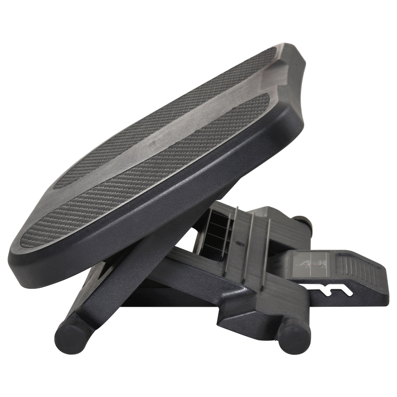 HOMCOM Fußstütze Fußablage 3 Höhen verstellbar HIPS Schwarz 45x34x10-16,5cm für ergonomisches Sitzen Aosom.de – Bild 1 von 2