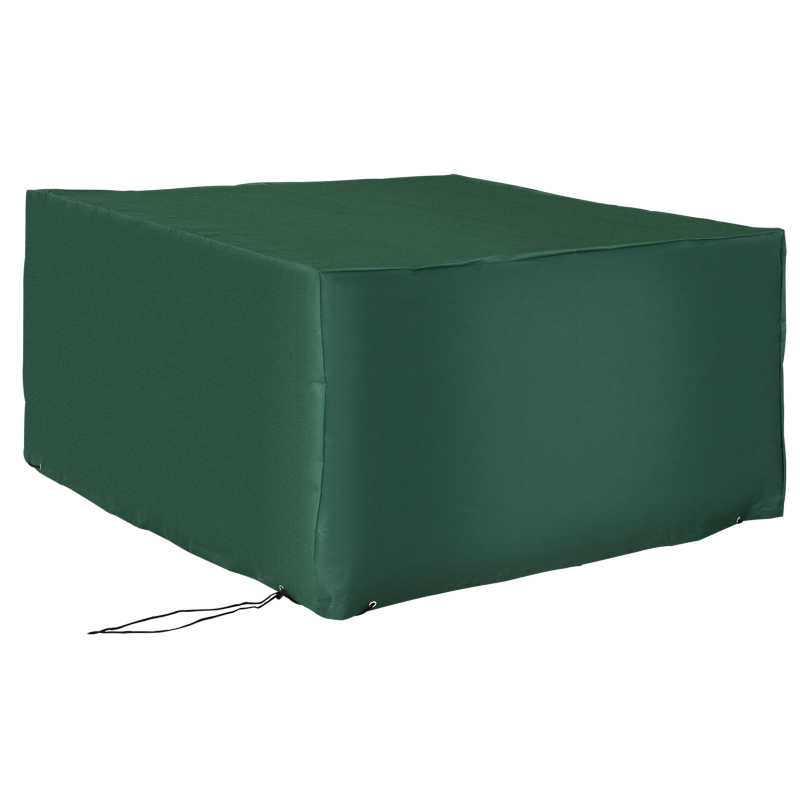 Outsunny Schutzhülle Abdeckung für Gartenmöbel 600D-Oxford Grün 135x135x75 cm wasserfest & UV-beständig Aosom.de – Bild 1 von 2