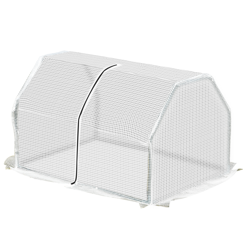 Outsunny Mini Gewächshaus Foliengewächshaus UV-beständig 99 x 71 x 60 cm für Tomaten und Pflanzen im Garten Aosom.de – Bild 1 von 2