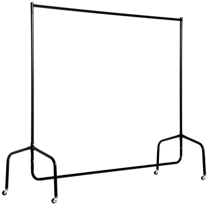 HOMCOM Wäscheständer Kleiderständer 150x60x170cm, robuster Garderobenständer mit einfacher Montage für optimalen Stauraum Aosom.de – Bild 1 von 2