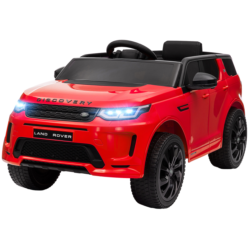 AIYAPLAY Kinder Elektroauto 12V Kinderauto mit 2,4G Fernbedienung, Musik, Hupe, Elektrofahrzeug mit LED-Lichtern, USB/MP3-Anschluss, 3-5 km/h, für Kinder 3-6 Jahre, Rot Aosom – Bild 1 von 2