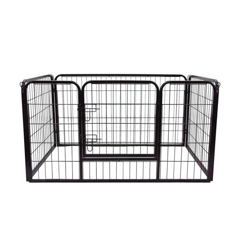 PawHut Welpenauslauf Welpenfreigehege Freigehege Laufstall Laufgitter Welpenzaun 70 x 80 cm Aosom – Bild 1 von 2