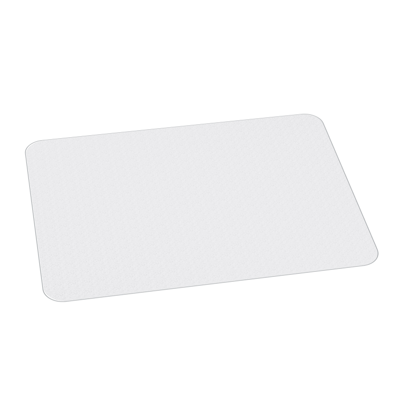 HOMCOM Bodenschutzmatte 90 x 120 cm transparente Bürostuhlunterlage kratzfest ideal für Hartböden, rutschfest & langlebig Aosom.de – Bild 1 von 2