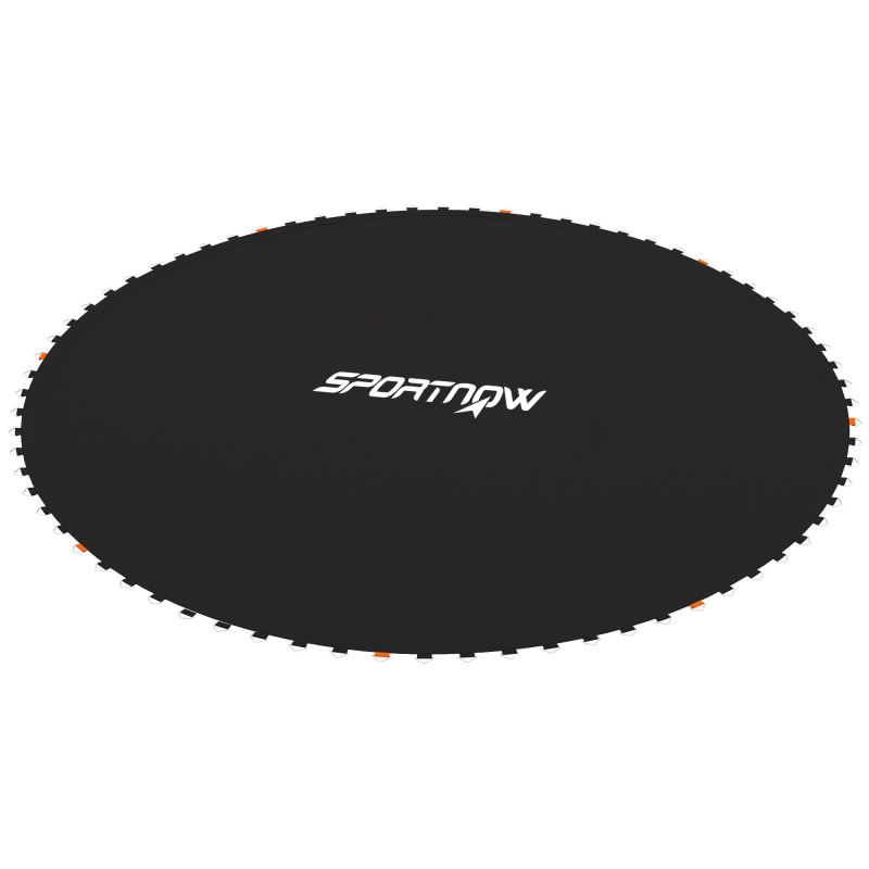 SPORTNOW Ersatz-Tuch für Trampolin, Sprungtuch-Ersatz, passend für Trampolin Ø 3,7 m und 14 cm Federn, mit Federhaken-Tool und 72 V-Haken (Feder nicht inklusive) Aosom – Bild 1 von 2