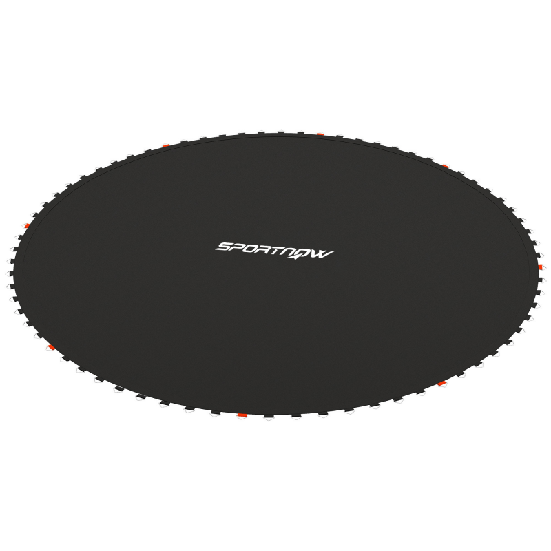 SPORTNOW Ersatztuch für Trampolin Sprungtuch, kompatibel Trampolin Ø 2,4 m und 14 cm Federn, mit Federspannwerkzeug und 42 V-Haken (Federn nicht enthalten) Aosom – Bild 1 von 2