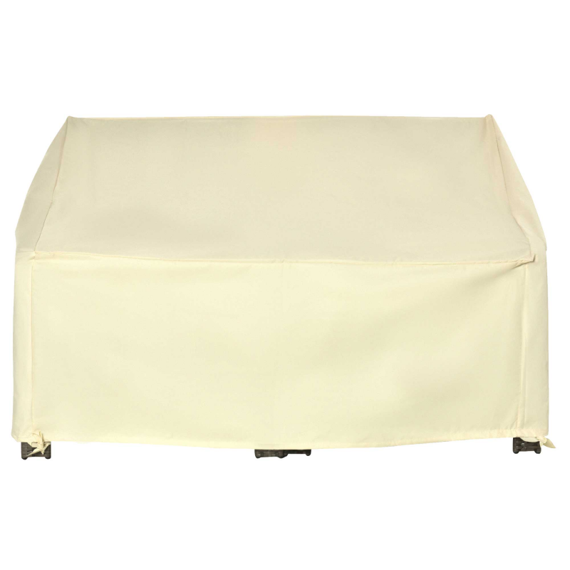 Outsunny Gartenmöbelabdeckung Abdeckhaube Abdeckplane wasserdicht 140L x 84B x 56/94H cm Oxford mit hoher Dichte 600D Beige Aosom – Bild 1 von 2
