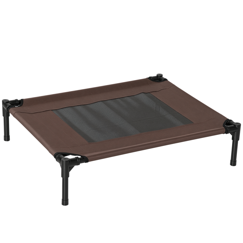 PawHut Outdoor-Hundebett Robuste Hundeliege 76x61x18cm aus 600D Oxford in Braun für Hunde & Katzen Aosom.de – Bild 1 von 2